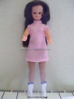 tenue violette complète de 1973 pour poupée Cathie bella tenue violette complète de 1973 pour poupée Cathie bella