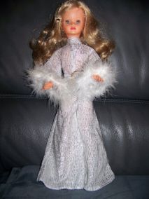 tenue complète violette poupée cathie bella 1973 tenue complète violette poupée cathie bella 1973