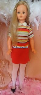 Tenue Complète De Présentation Pour Poupée Cathie Bella - Année 1967 - Vintage