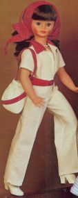 Tenue Complète Camélia Pour Poupée Cathie Bella - Vintage 1981 - Très Bon état