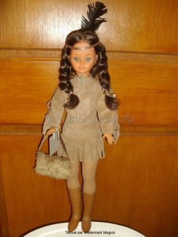 Poupée Vintage Cathie De Bella - Mode Années 70 - France, Taille 48cm