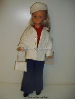 Pour poupée Cathie Bella :pantalon Dans le vent 1967