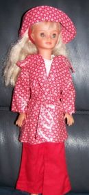 Tenue Vintage Pour Poupée Cathie Bella Cathelie 1974