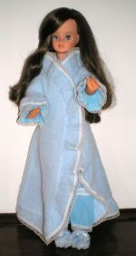 Tenue Complète Violette Pour Poupée Cathie Bella 1973 - Vintage
